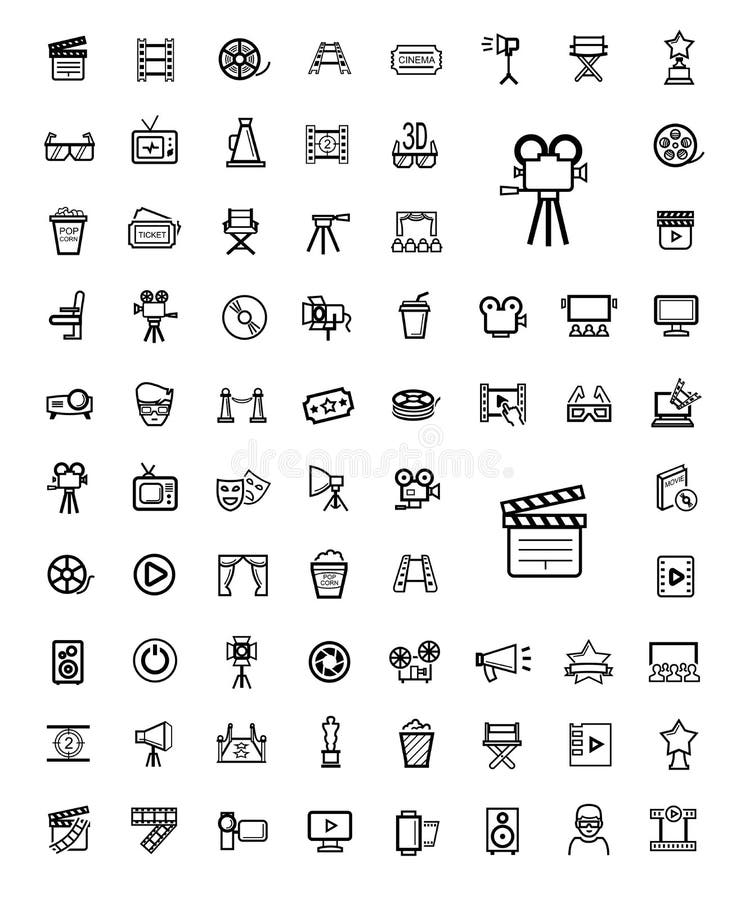 Vector hobby icons. Editable Stroke. Hobbies for children and adults at  home and outdoors. Sports, diving, dancing, reading, drawing, music and  singing, collecting, chess, astronomy, photo and video Stock Vector