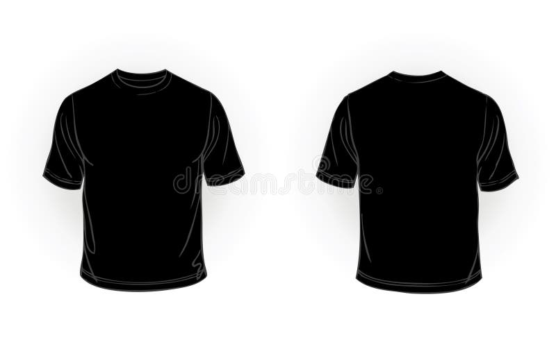 Polo Shirt - Front and Back View Isolated Stock Vector - Illustration ...