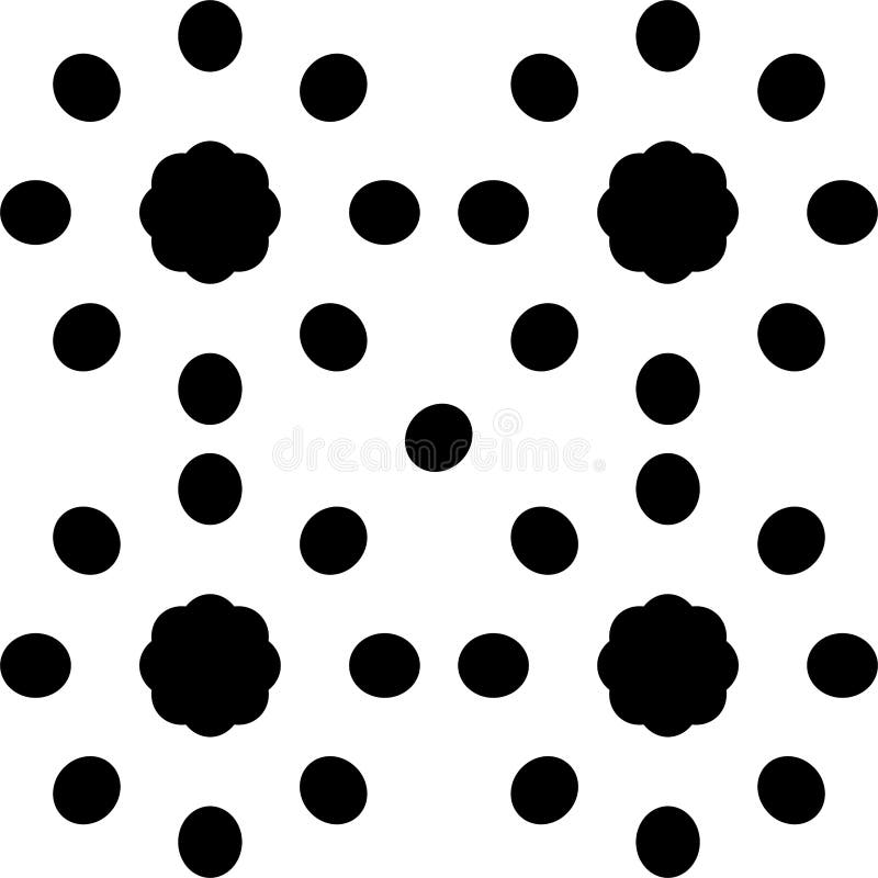 Vector BLACK WHITE PATTERN royalty free illustration