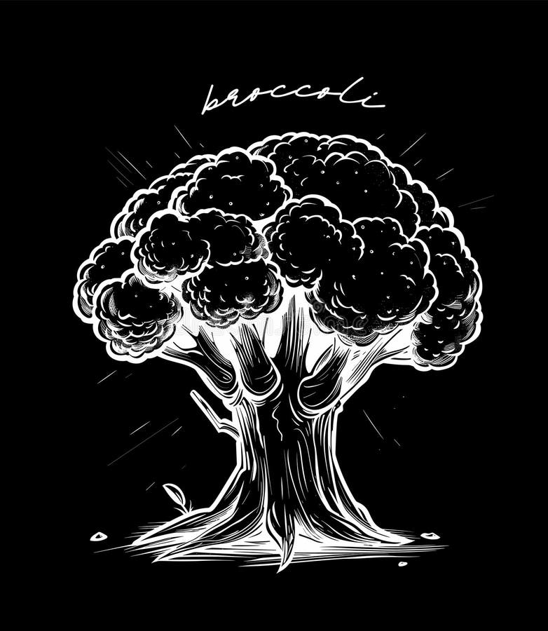 Vector blanco y negro dibujado a mano ilustración del vector