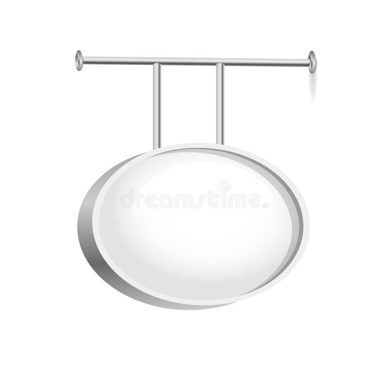 Vector Blank Signboard vector illustration