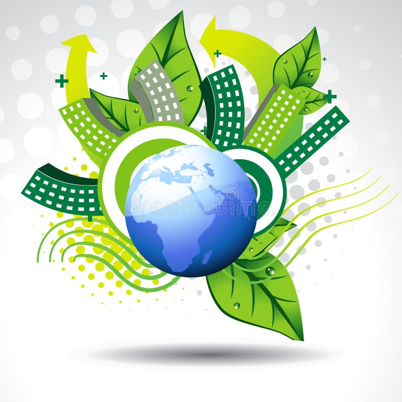 Vector blue earth stock vector. Illustration of flourish - 14375782