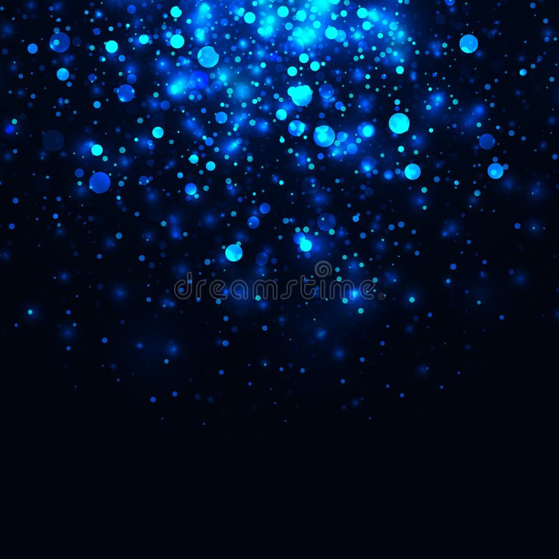 Vector Blue Glowing Light Glitter Background Stock Vector - Illustration of  bright, background: 85816377