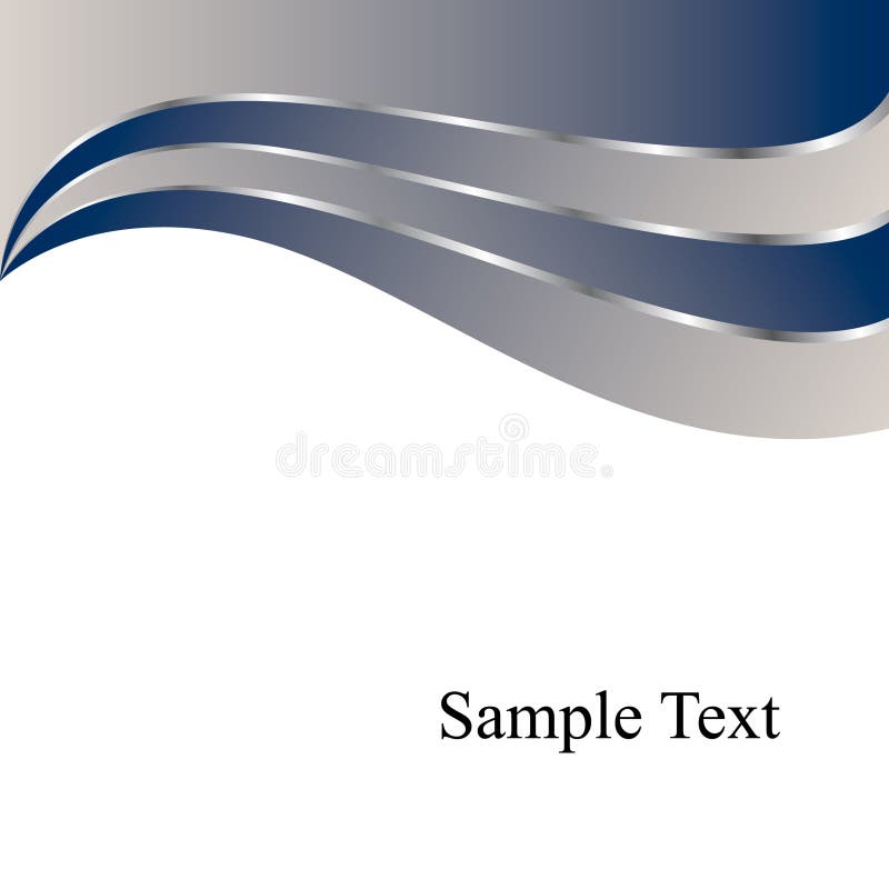 Vector Blue Swirls Background royalty free illustration