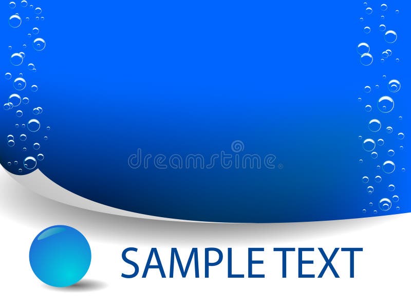 Vector blue water stock vector. Illustration of concept - 10628558