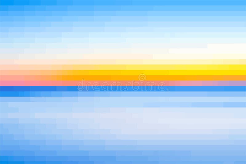 Vector Blue Yellow Background. Geometric Texture from Blue Yellow