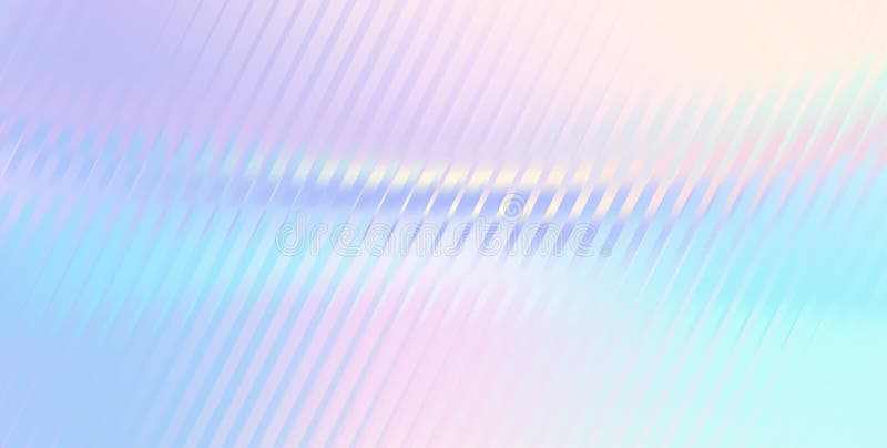 Vector Blurred holographic gradient background. Ribbed glass texture. vector illustration