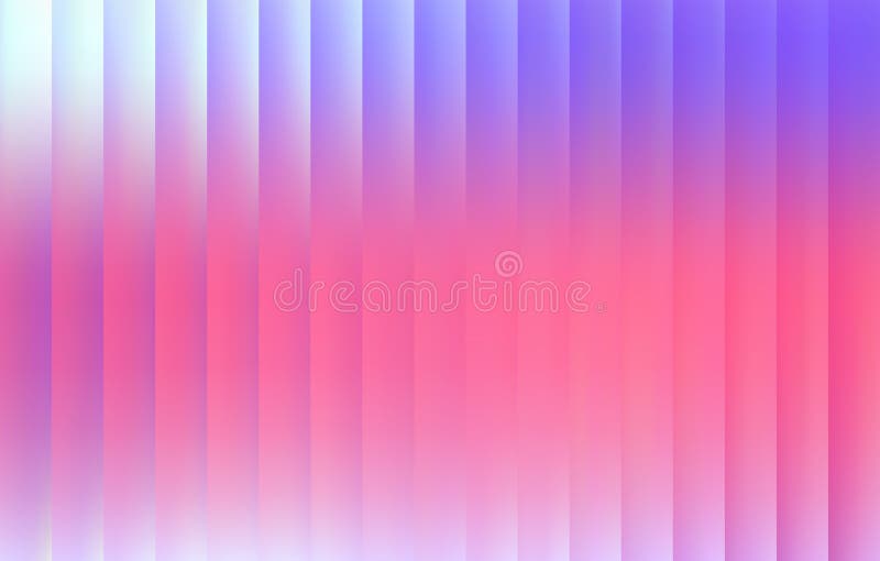 Vector Blurred holographic gradient background. Ribbed glass texture. vector illustration