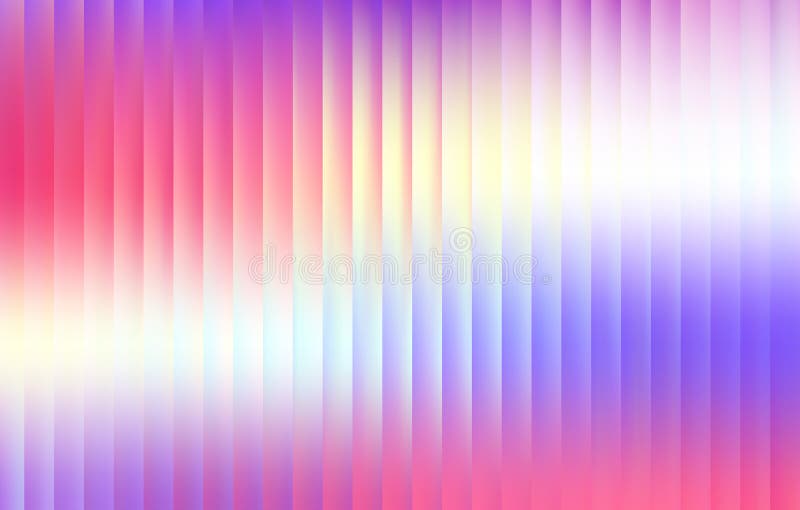 Vector Blurred holographic gradient background. Ribbed glass texture. vector illustration