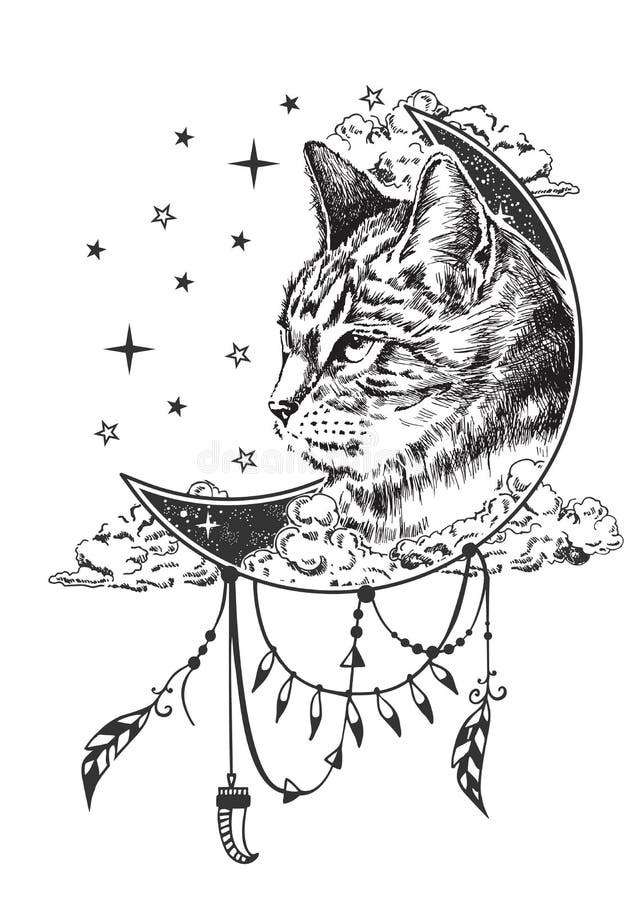Cat Tattoo Stock Illustrations – 25,245 Cat Tattoo Stock Illustrations,  Vectors & Clipart - Dreamstime