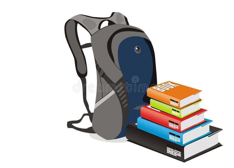 rectangular bag for school books