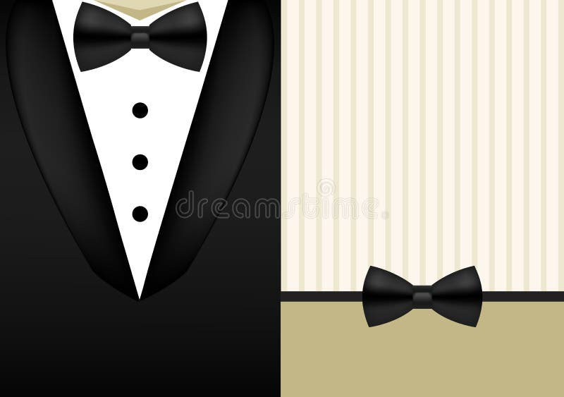 Premium Vector  Gentelman. the bow tie - black background for