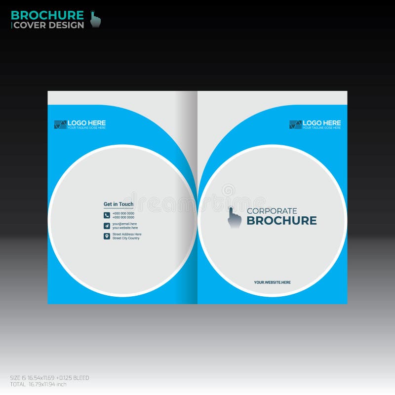 Vector Brochure Cover Design Stock Illustration Illustration of