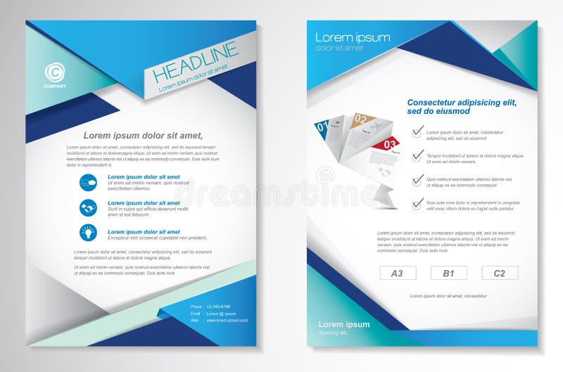 vector brochure flyer design layout template size a4 front page a3 flyer design