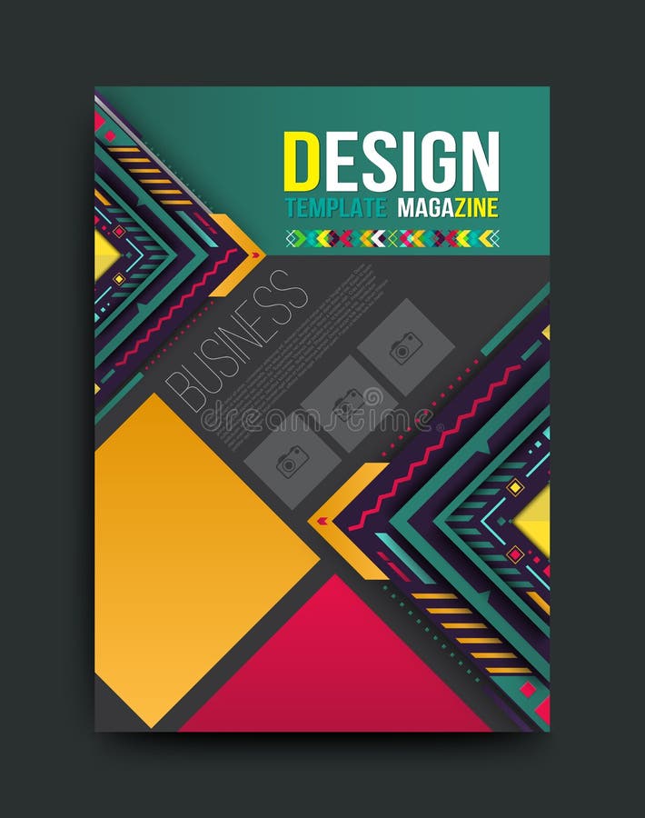 Design this Elegant Geometric Fashion Magazine Cover ready-made
