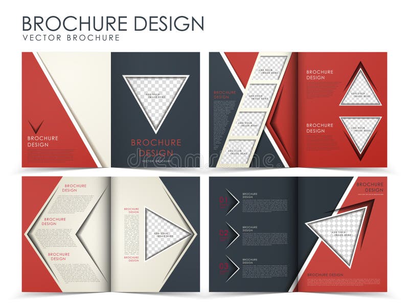 Vector brochure layout design template royalty free illustration Vector brochure layout design template royalty free illustration