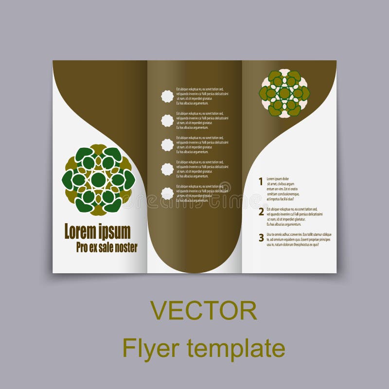 Vector Brochure Layout Design Template vector illustration