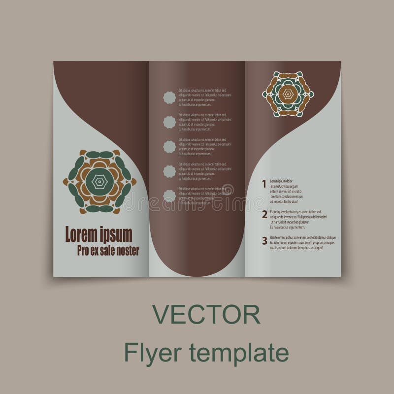 Vector Brochure Layout Design Template vector illustration