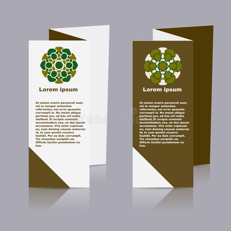 Vector Brochure Layout Design Template vector illustration