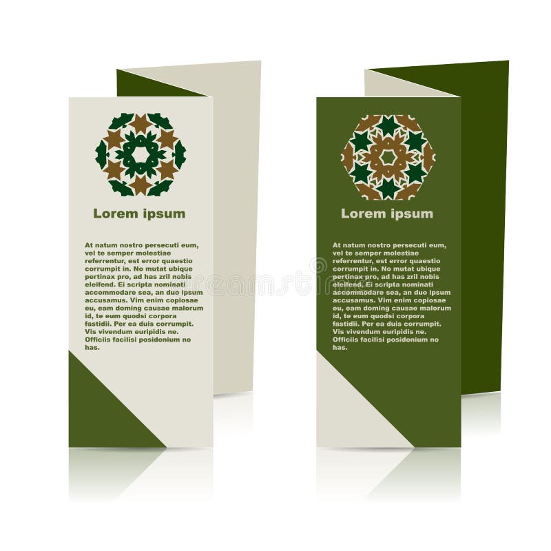 Vector Brochure Layout Design Template vector illustration