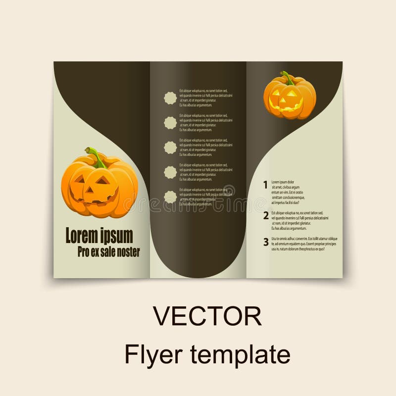 Vector Brochure Layout Design Template royalty free illustration