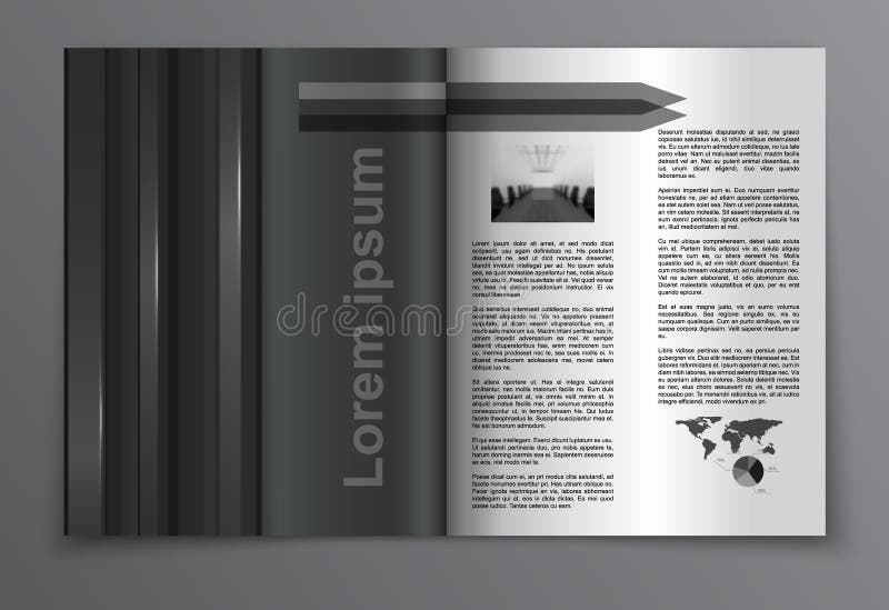 Vector Brochure Layout Design Template vector illustration
