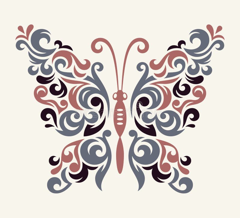 Vector butterfly pattern