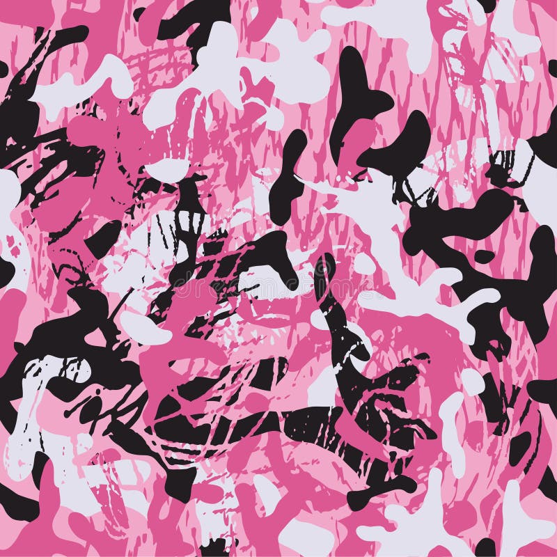 Pink Camouflage Wallpaper