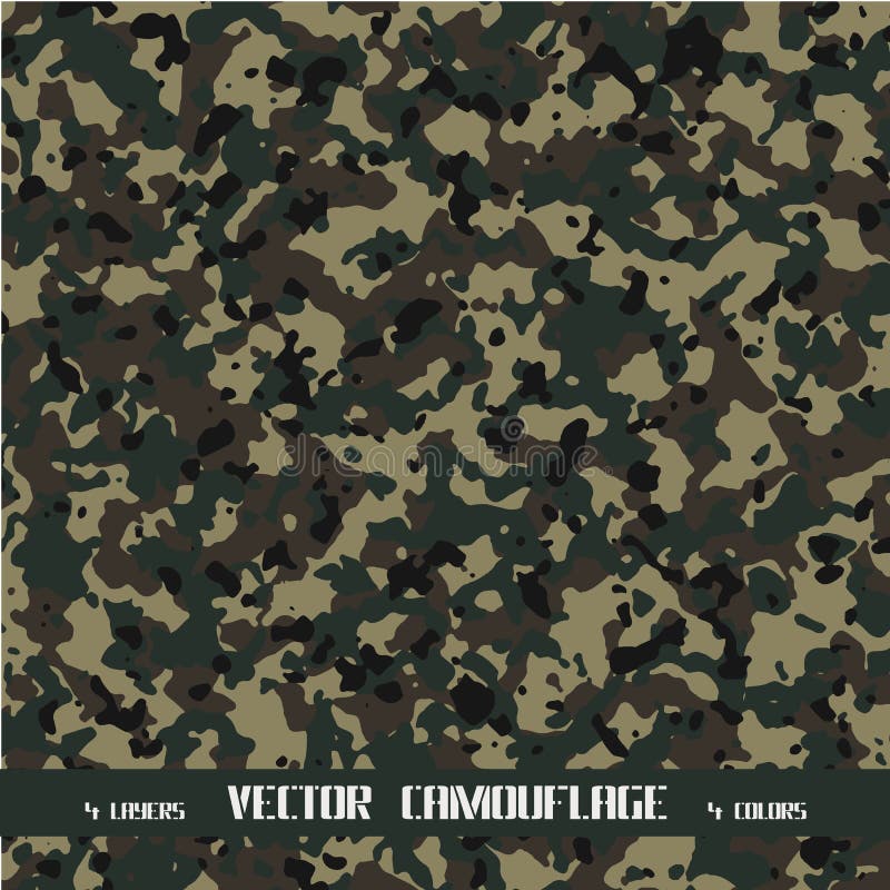 Vector camouflage background royalty free illustration