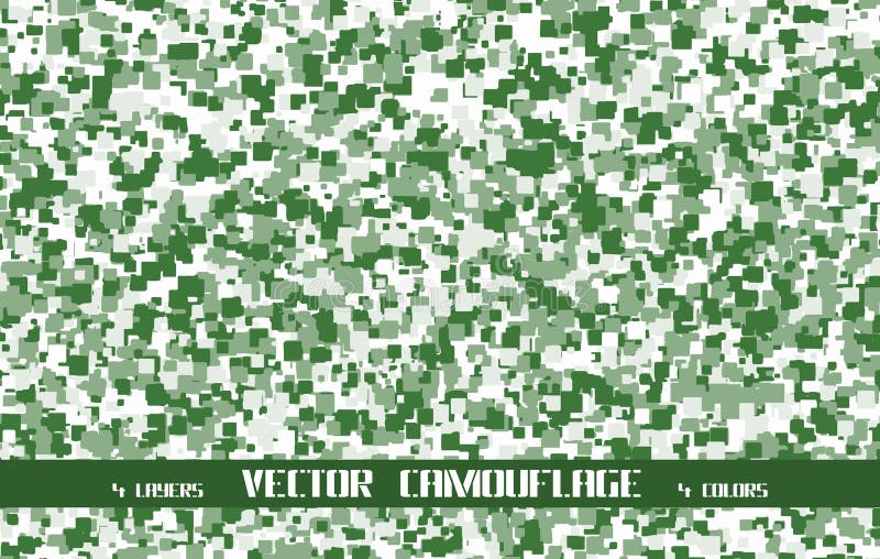 Vector camouflage pattern stock illustration