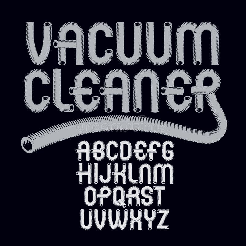 Vector capital modern alphabet letters set. Trendy font, script