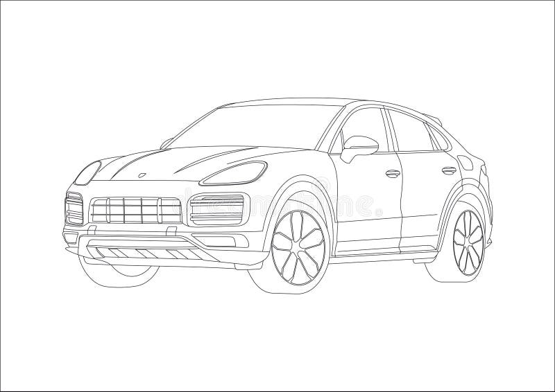 Porsche Drawing Pictures  Drawing Skill