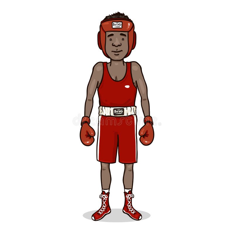 African Boxing Man Icon, Isometric Style Stock Vector - Illustration of ...