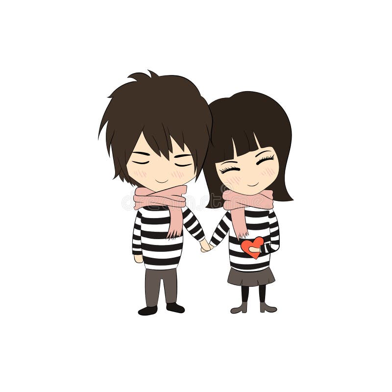 Vector Cartoon Couple in Love, Paper Art Style, Cute Icon with Shadow Isolated. Stock Vector - Illustration of cheerful, light: 137350441 Vector Cartoon Couple in Love, Paper Art Style, Cute Icon with Shadow Isolated. Stock Vector - Illustration of cheerful, light: 137350441