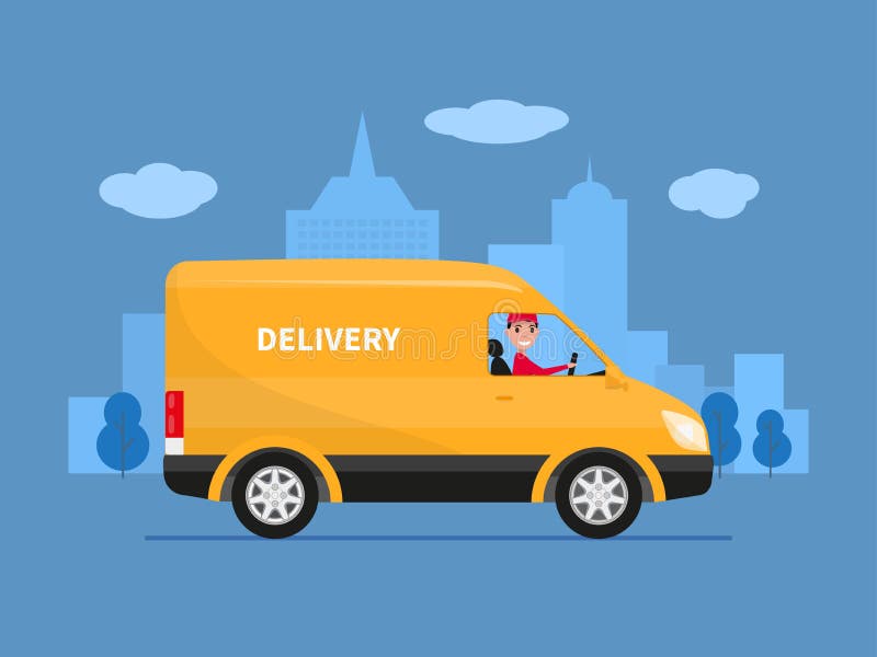 Premium Vector  Delivery van hand drawn outline doodle icon goods  shipping transport and fast delivery logistic concept vector sketch  illustration for print web mobile and infographics on white background