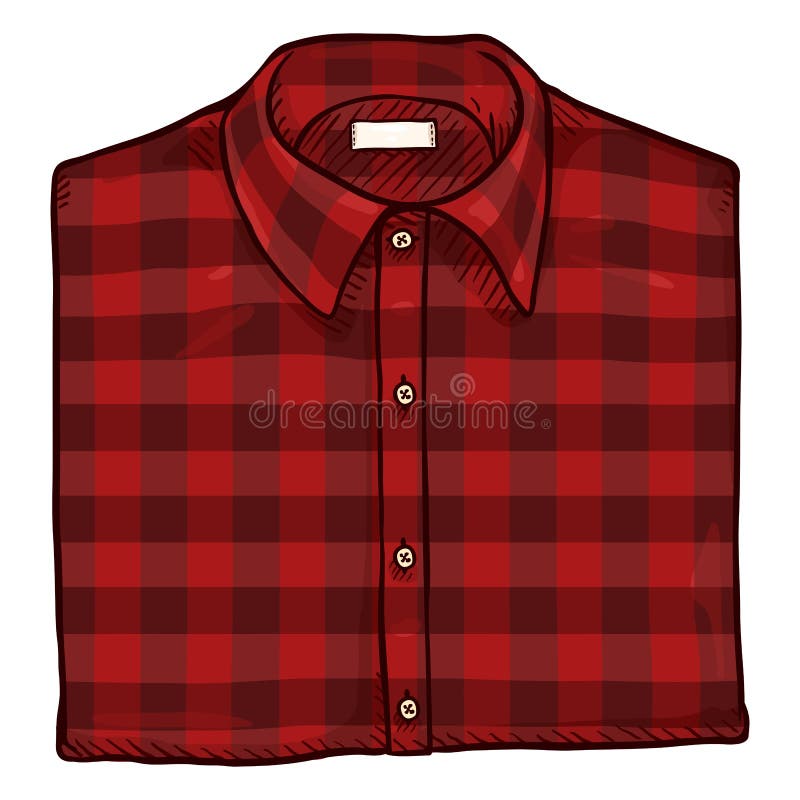 Checkered shirt cuff stock illustration. Illustration of cloth - 33996062