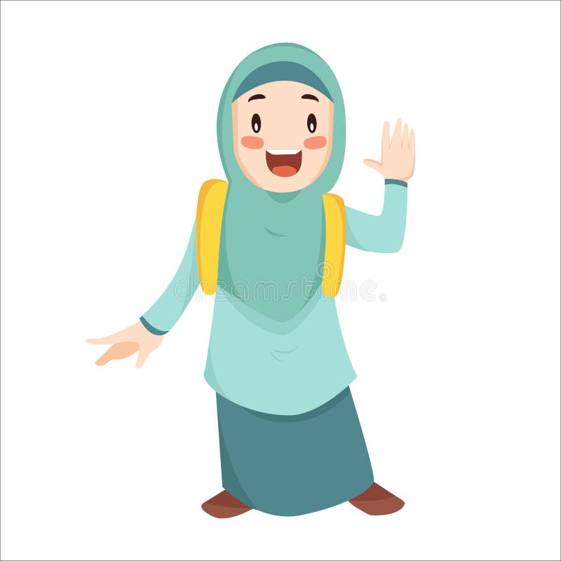 Muslim Teenager Stock Illustrations – 1,083 Muslim Teenager Stock ...