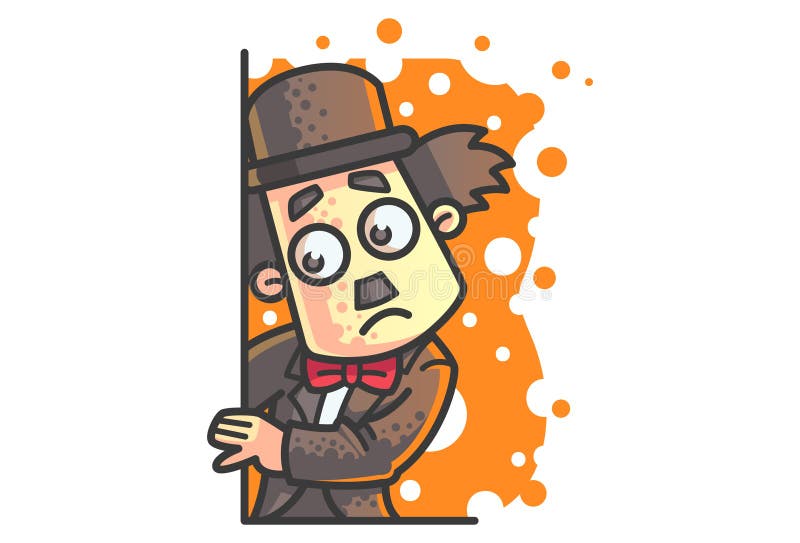 Charlie Chaplin Cartoon Illustration Stock Vector - Illustration of person, face: 119933906 Charlie Chaplin Cartoon Illustration Stock Vector - Illustration of person, face: 119933906