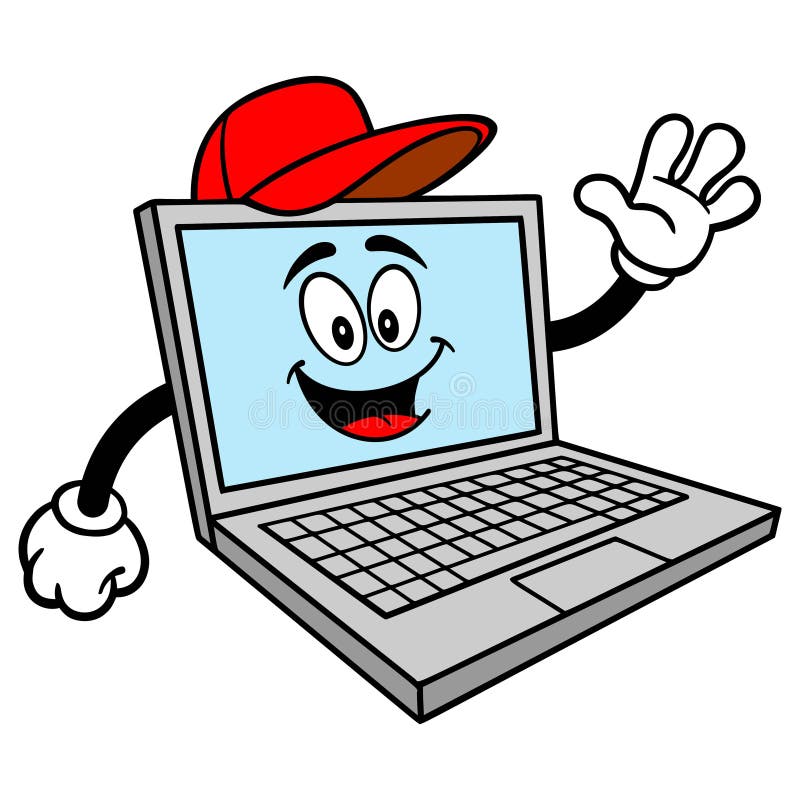 Computer Repair Mascot stock vector. Illustration of internet ...