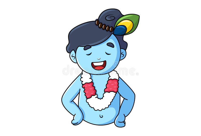 Cartoon Illustration of Cute Krishna Stock Vector - Illustration of design, asian: 157881081 Cartoon Illustration of Cute Krishna Stock Vector - Illustration of design, asian: 157881081