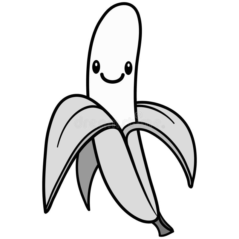 Banana Cartoon Mascot stock vector. Illustration of ...