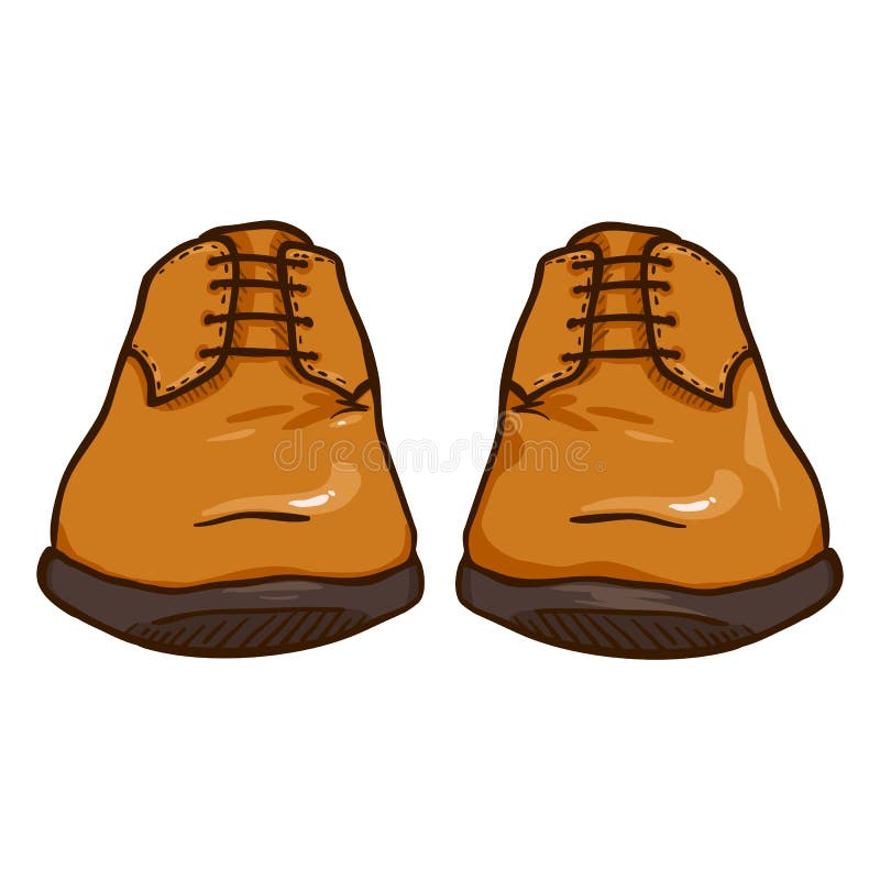 shoes vector front view