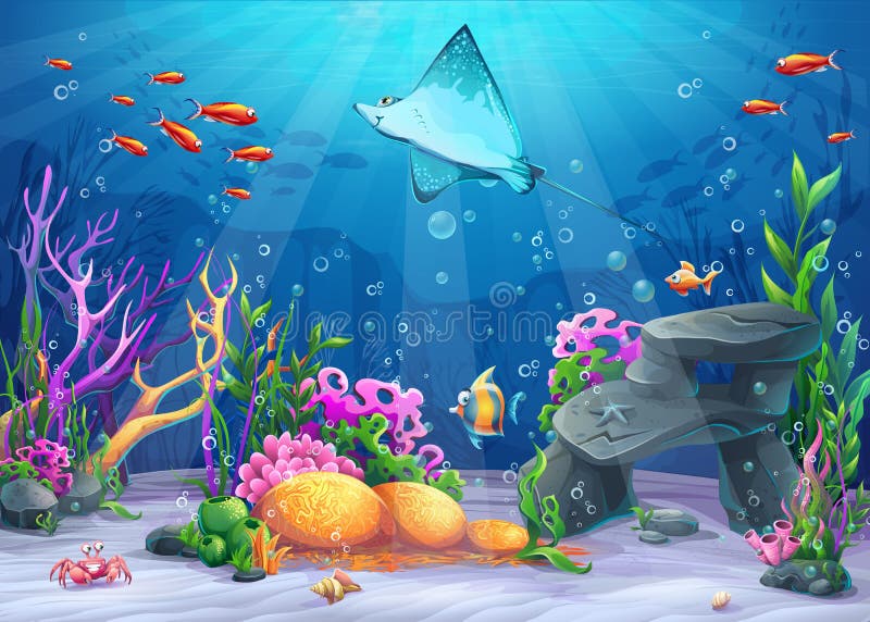 Undersea Water Vector Stock Illustrations – 21,230 Undersea Water ...