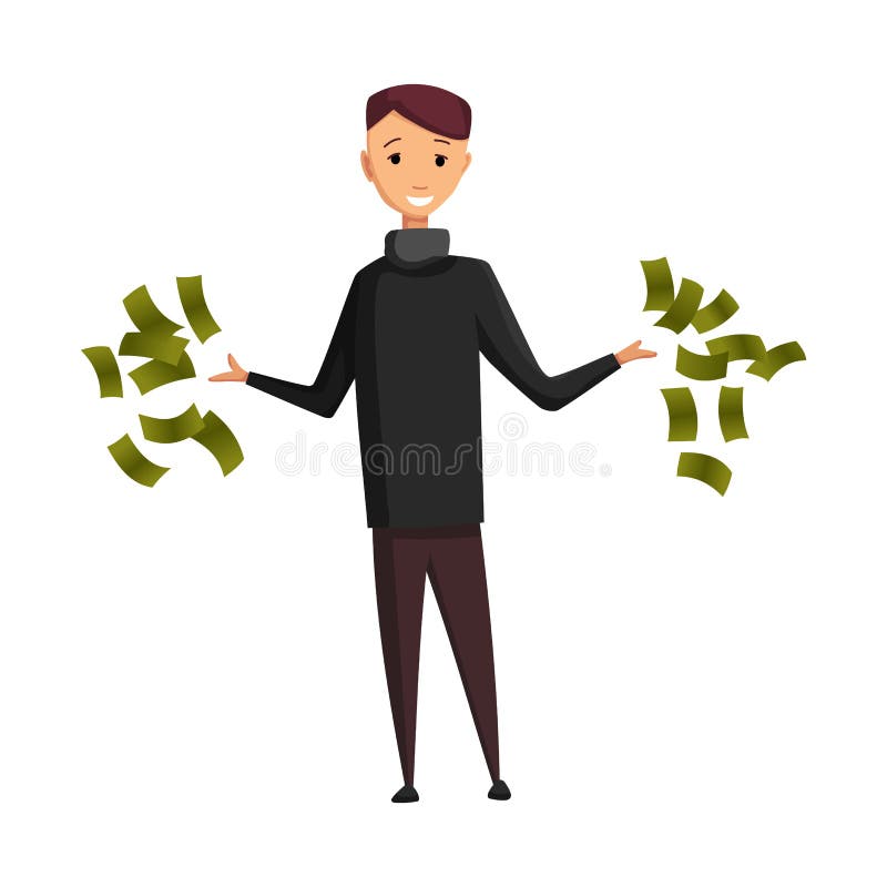Vector Cartoon Rich People. Happy Super Rich Successful Businessman with Huge Green Money Bills Pile Stock Vector - Illustration of clothing, banker: 187448545 Vector Cartoon Rich People. Happy Super Rich Successful Businessman with Huge Green Money Bills Pile Stock Vector - Illustration of clothing, banker: 187448545