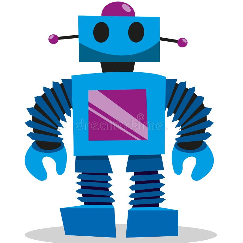 Vector Cartoon Robot