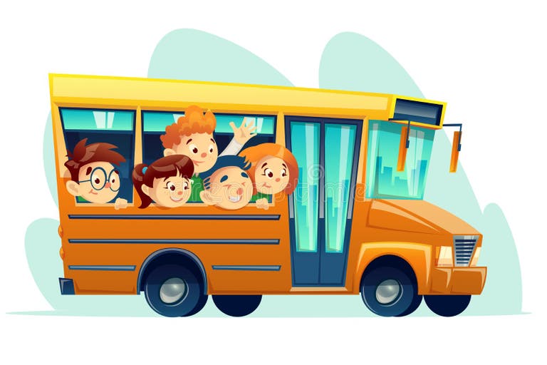 Cartoon Bus Full People Stock Illustrations 176 Cartoon Bus Full