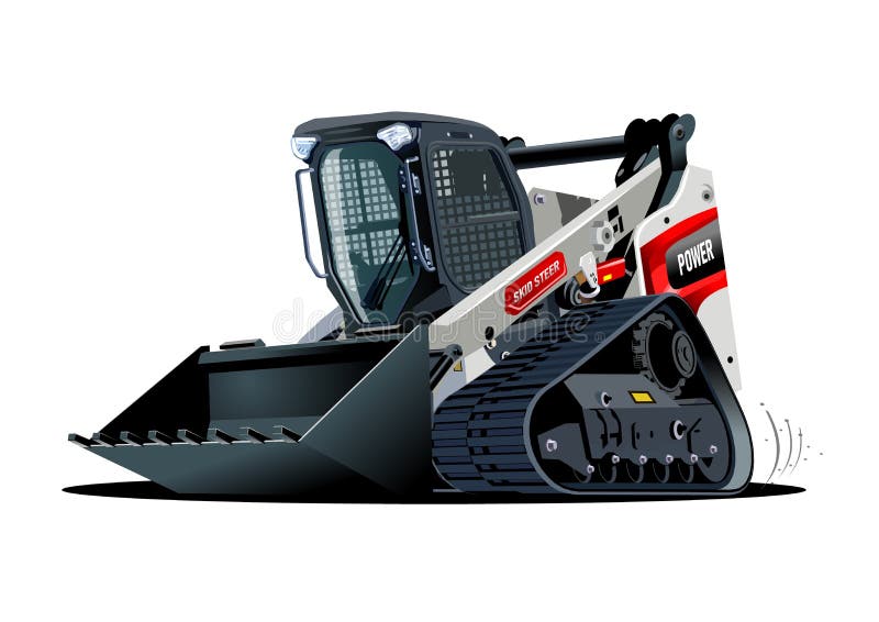 Vector Cartoon Skid Sreer stock illustration