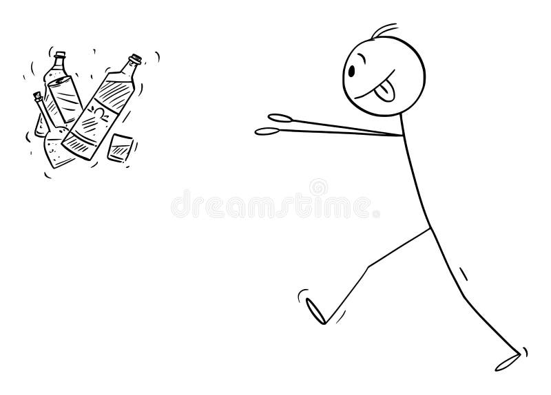 Locked Door, Person Bringing Key, Concept of Problem and Solution, Vector Cartoon Stick Figure Illustration Stock Vector - Illustration of business, house: 234193612