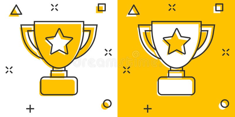 Vector Cartoon Trophy Cup Icon in Comic Style. Winner Sign Illustration Pictogram Stock Vector - Illustration of champion, sport: 226506574 Vector Cartoon Trophy Cup Icon in Comic Style. Winner Sign Illustration Pictogram Stock Vector - Illustration of champion, sport: 226506574