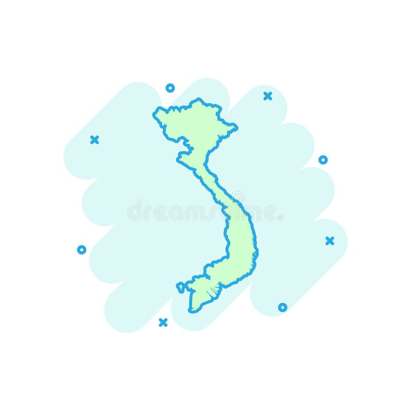 Cute Vietnam map